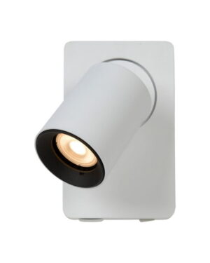 Lucide lampa ścienna z ładowarką USB Nigel 09929-06-31