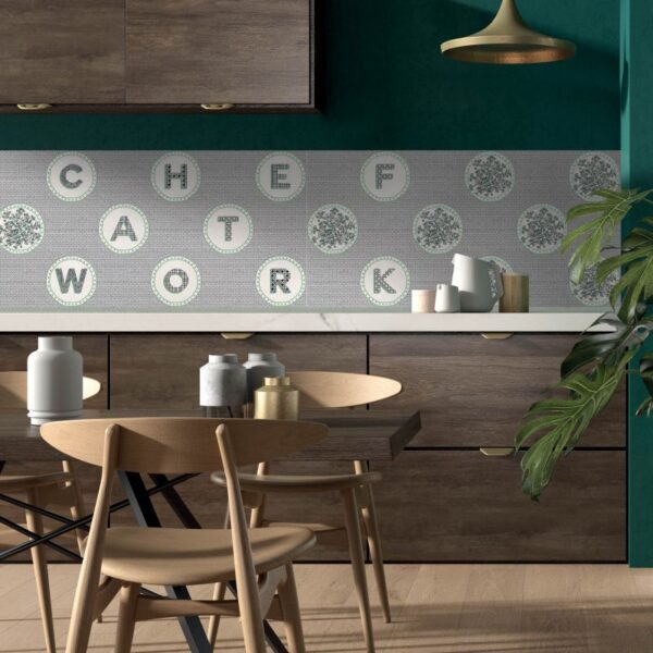 Tapeta Ceramiczna ABK Wide & Style Non Ti Scordar Di Me Salvia Rtt. 60x120 cm