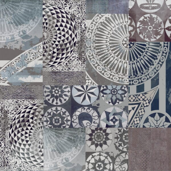 Tapeta Ceramiczna ABK Wide & Style Pop Progetto Patchwork Rtt. 60x120 cm