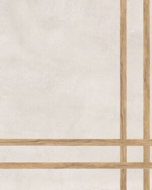 Płytka dekoracyjna Fioranese Sfrido 4Lines Cemento1 Bianco Nat. Rtt. 60x60 cm.