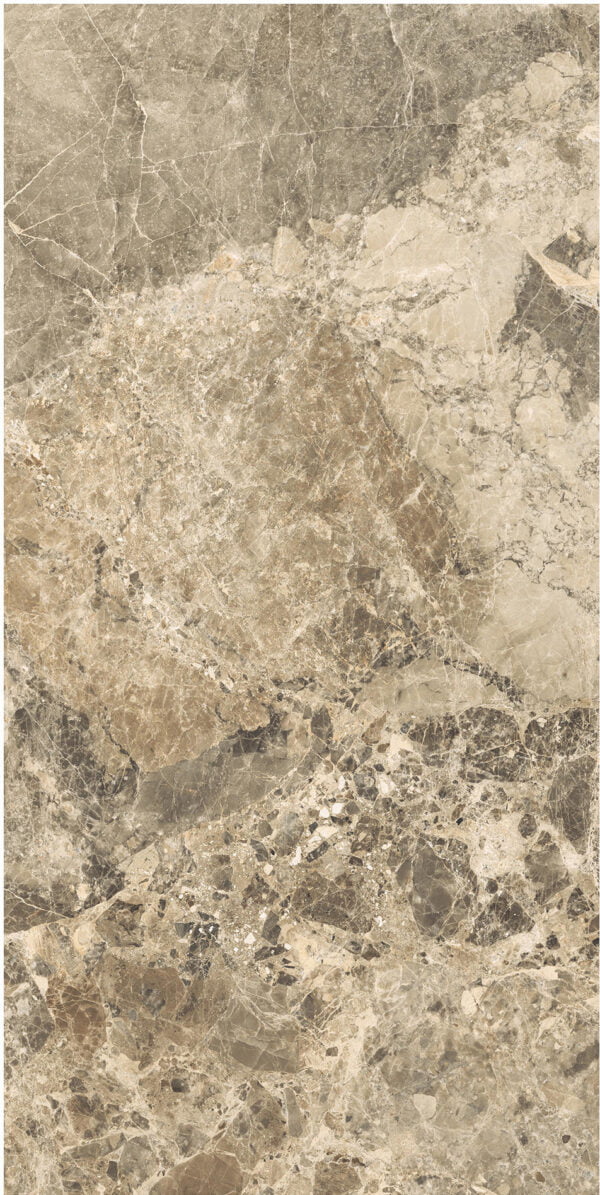 Supergres Purity of Marble Brecce Paradiso Rtt. Lux. 75x150 cm