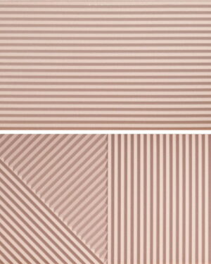 Płytka ścienna Fioranese Fio. Passepartout Millennial Pink #2 Nat. Rtt. 30,2x60,4 cm