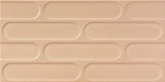 Płytka ścienna 3D Ceramica Fioranese Fio. Biscuit Cipria Nat. Rtt. 30,2x60,4 cm