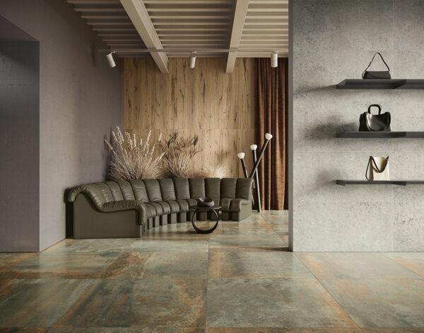 Serenissima Costruire Metallo Verde Rtt 60x120 cm 1086622 - obrazek 2