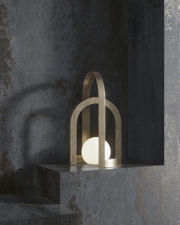 Serenissima Costruire Metallo Nero Rtt 60x60 cm 1060340 - obrazek 3